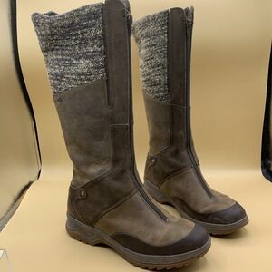 Merrell Eventyr Cuff Women's Brown Tall Boots Full Zip Active Heat Warm - Size 8